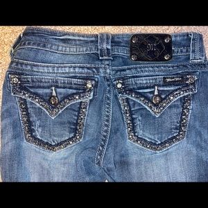 Boot cut Miss Me jeans. Size 25.